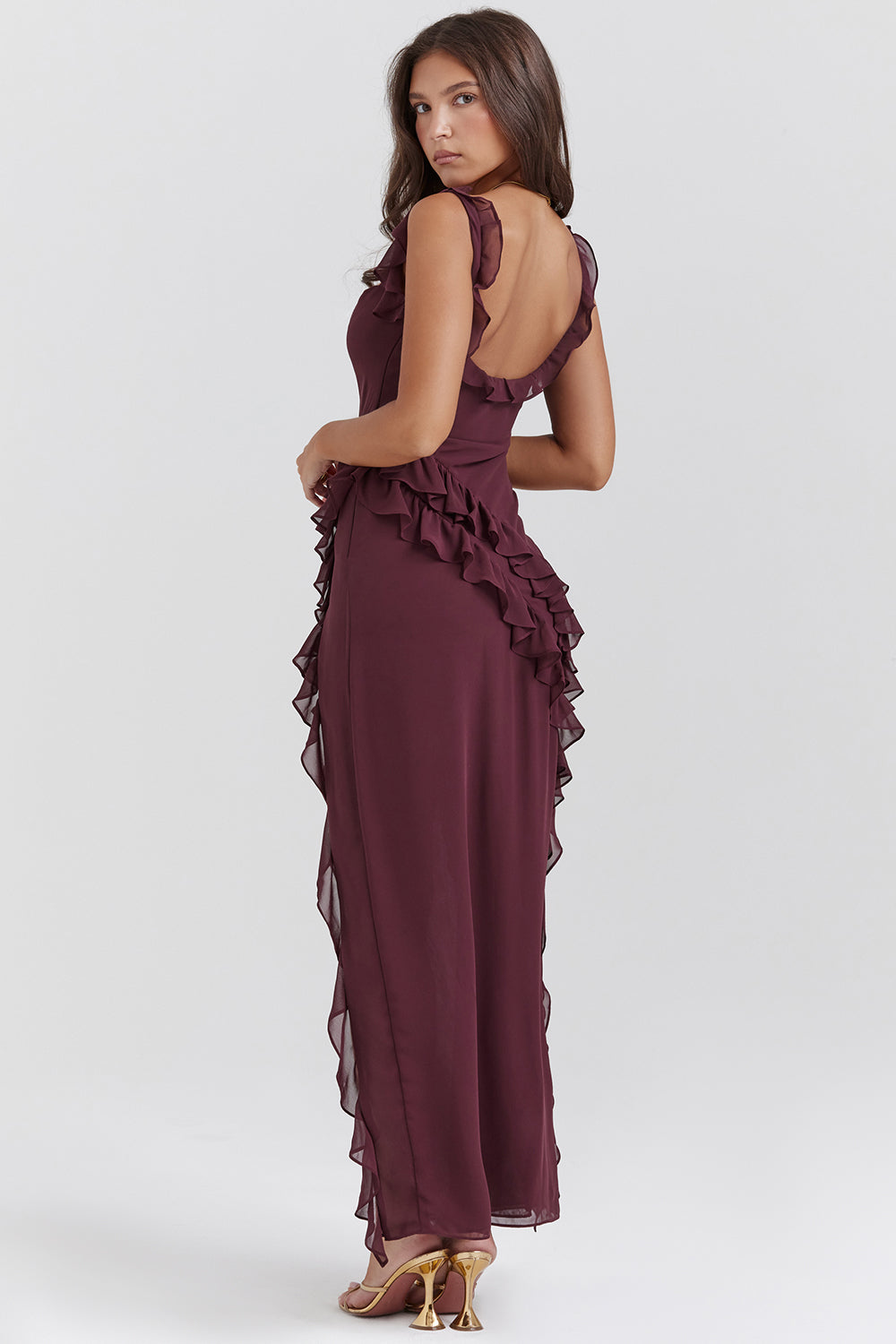 Aurelia Ruffle Maxi Dress