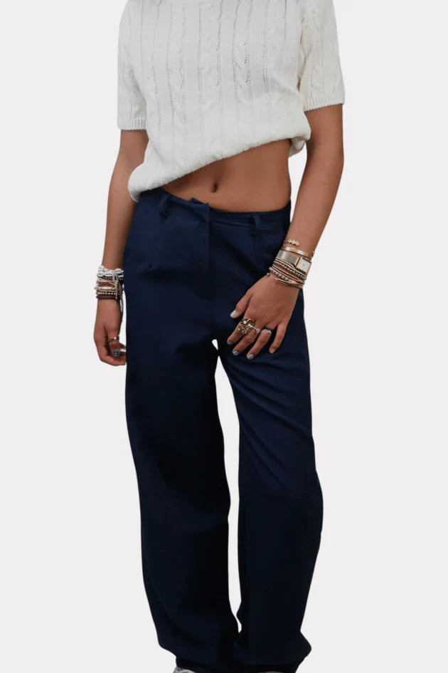 Straight leg pantalon