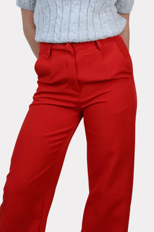Straight leg pantalon