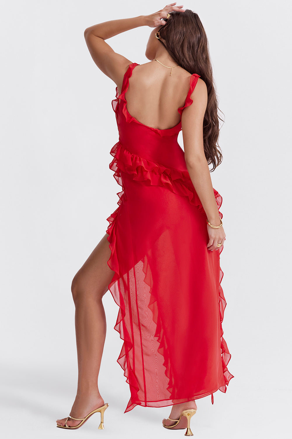 Aurelia Ruffle Maxi Dress