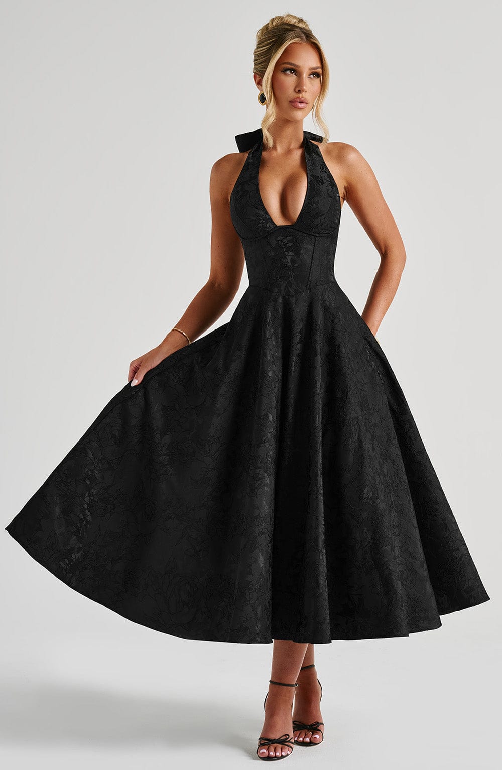 Esmeralda | Halter Sleeveless Dress