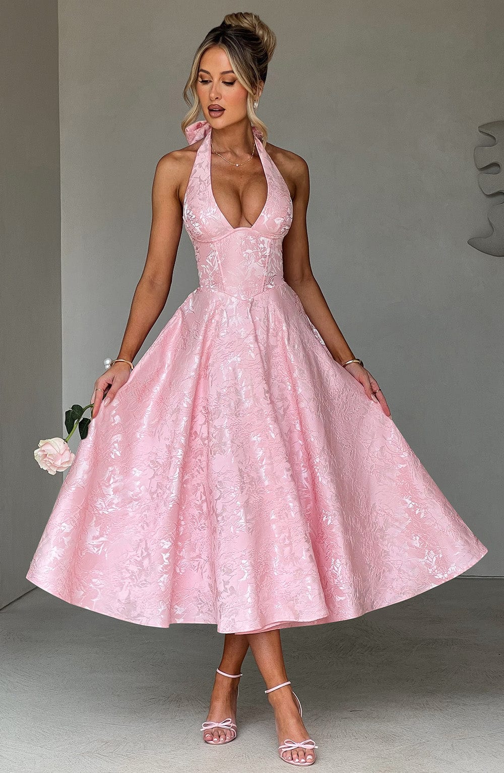 Esmeralda | Halter Sleeveless Dress