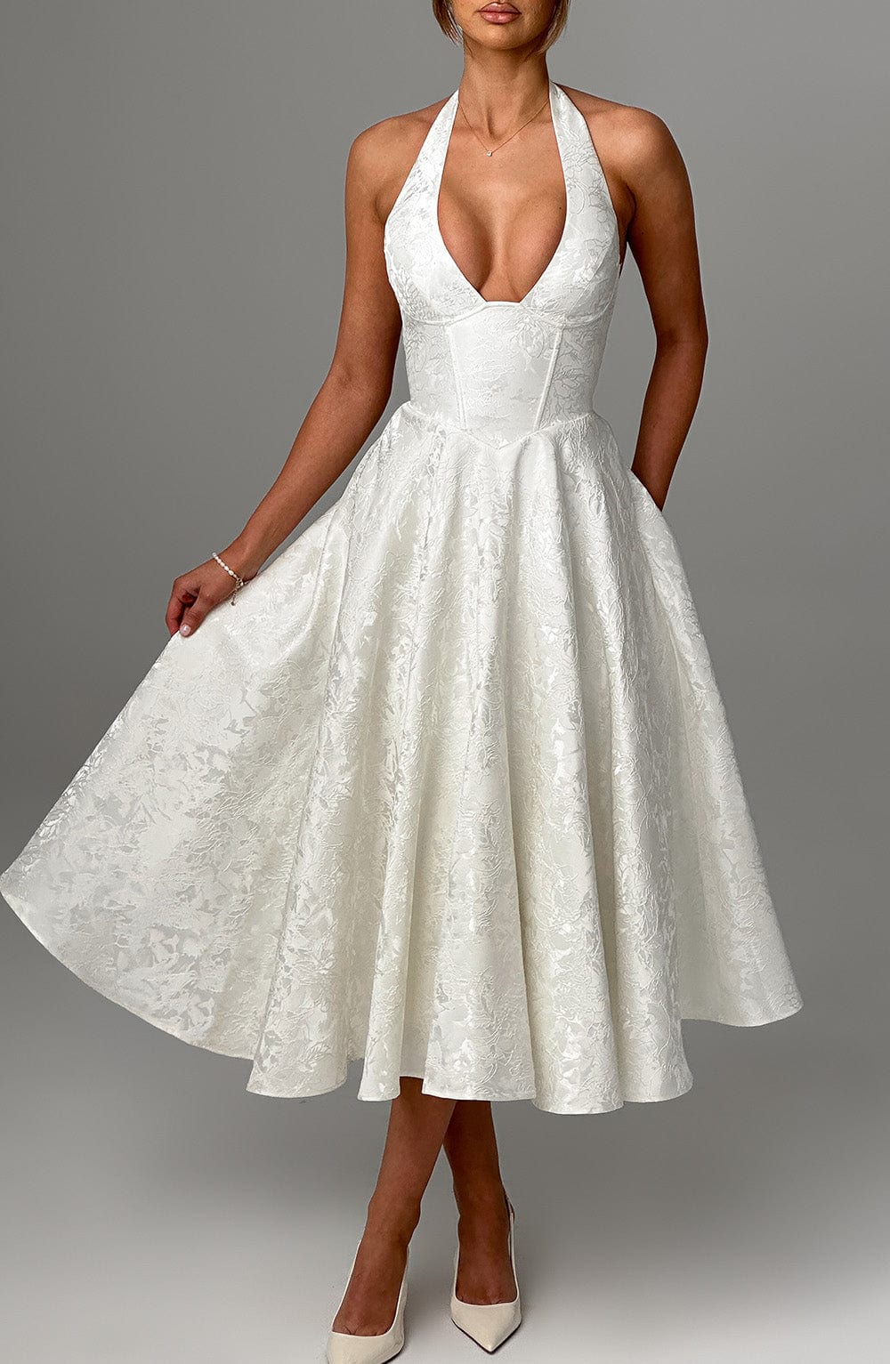 Esmeralda | Halter Sleeveless Dress