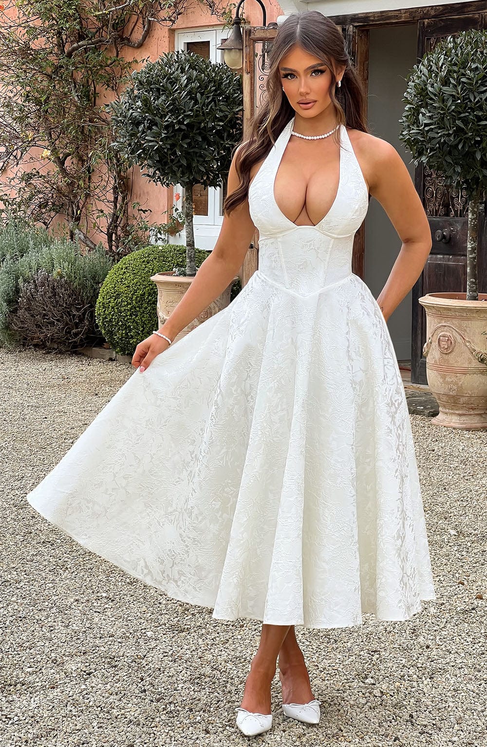 Esmeralda | Halter Sleeveless Dress