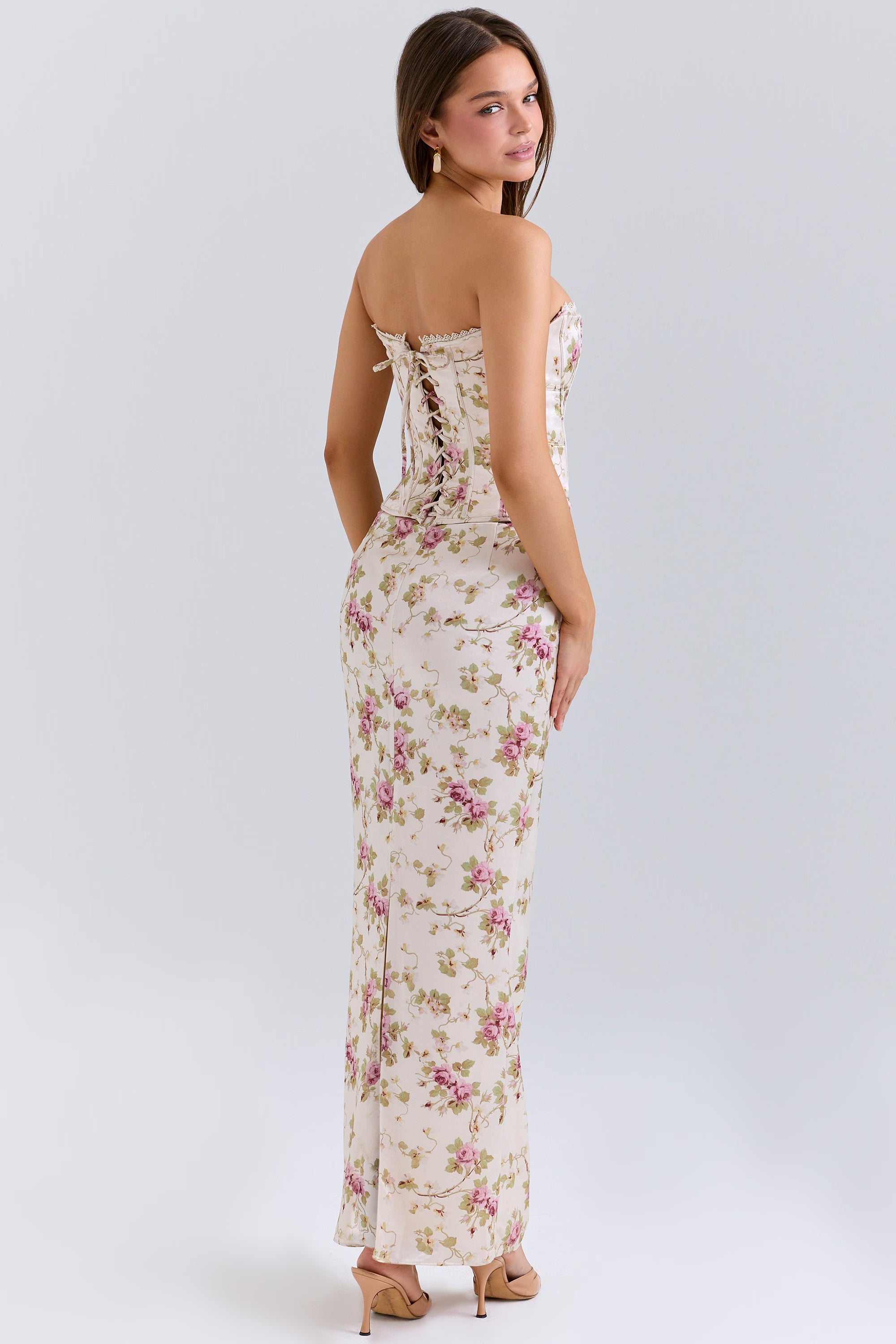 Celine | Floral Off-Shoulder Maxi Dress