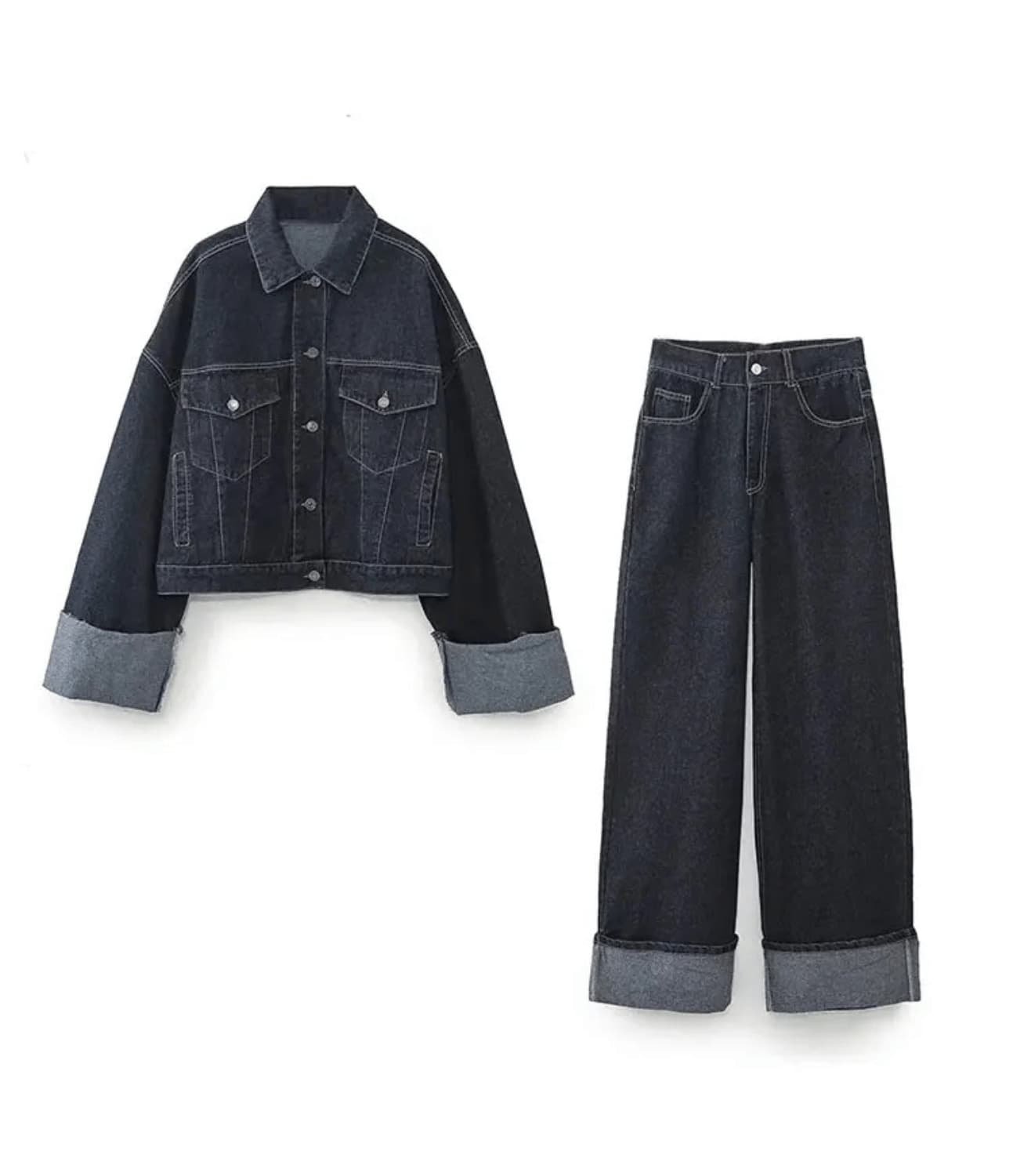 Denim-on-Denim Set