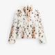 LEOPARD FAUX FUR JACKET