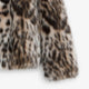 LEOPARD FAUX FUR JACKET