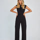 Women's Sleeveless Wide-Leg Jumpsuit