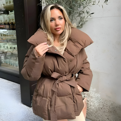 Eléonore | Elegant Padded Jacket with Drawstring