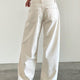 White – Crisp White Baggy Jeans