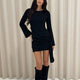 Hailey | | Knitted Drape Detail Dress