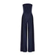 Casual Backless Slim Fit Smocked Jumpsuit