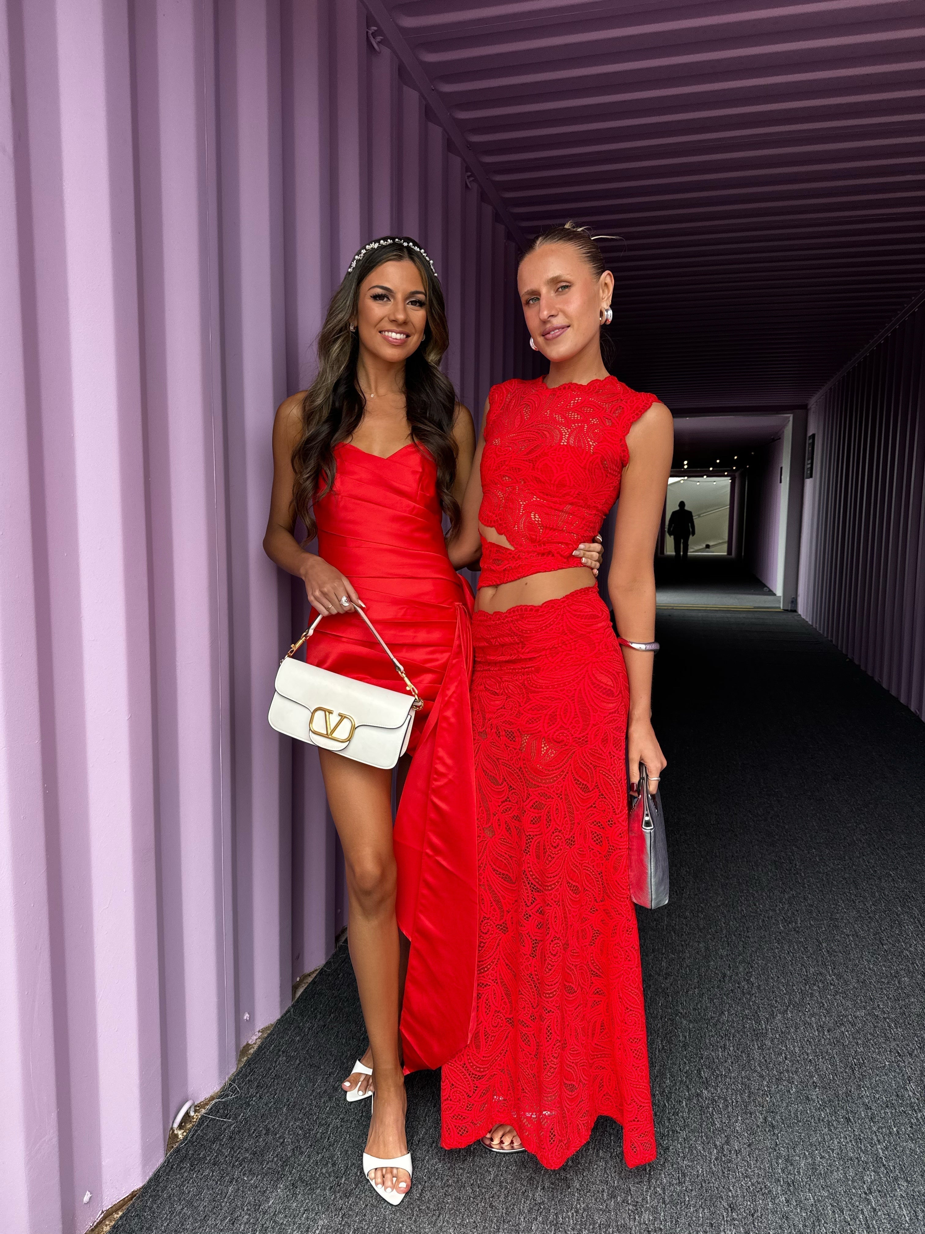Elsa Laced Sleeveless Two Piece Set