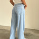 Light Blue – Light Wash Wide Leg Jeans