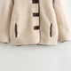 Inlaid Fleece Loose-fitting Short Coat