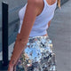 Sequin Skirt Silver/Black Perfect Holiday Party skirt