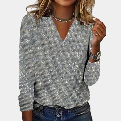 Livia - Glitter Top pour dames