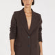 ELLE | DARK CHOCOLATE BLAZER