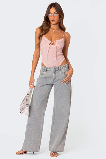 Laura™ - Bow Tie Jeans