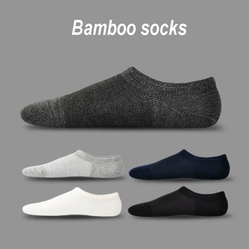 Invisible Bamboo Socks – Stay-Put Fit