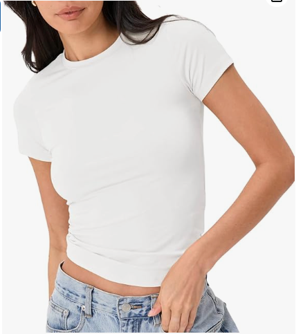 Women's Basic Slim Fit T-Shirt – Stylish & Comfortable!