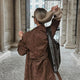 Solana - Suede Leather Trench Coat