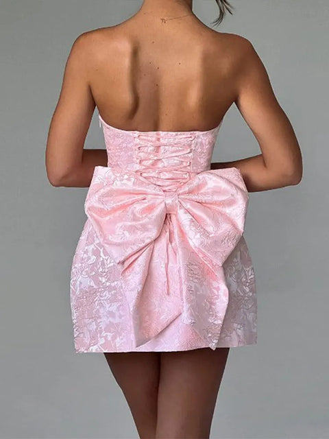 Robe bustier avec nœud 🎀 