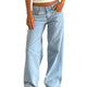 Light Blue – Light Wash Wide Leg Jeans