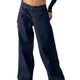 Dark Blue – Classic Dark Wide Leg Jeans