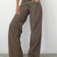 Dark Brown – Chic Brown Baggy Jeans