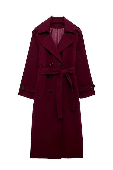 Billie Rich Burgundy Outerwear Coats