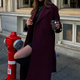 Billie Rich Burgundy Outerwear Coats