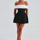 Delta Mini Dress - Black/White